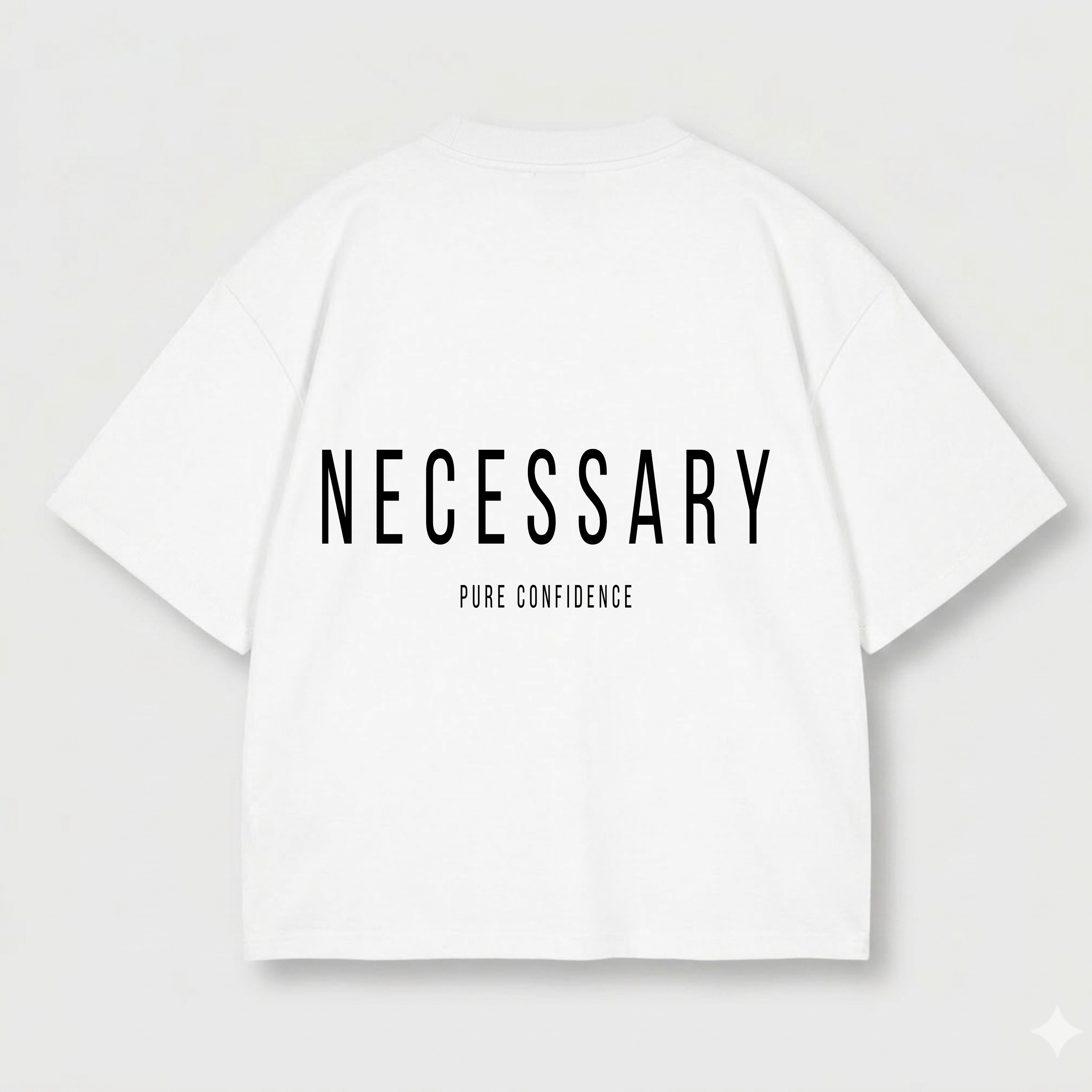 Drop Shoulder Tee - Classic White